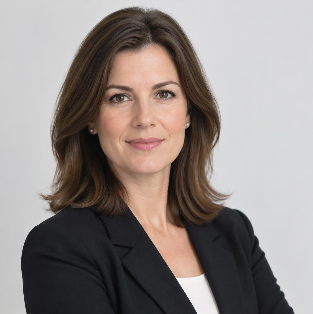 Professional portrait of a woman in a blazer