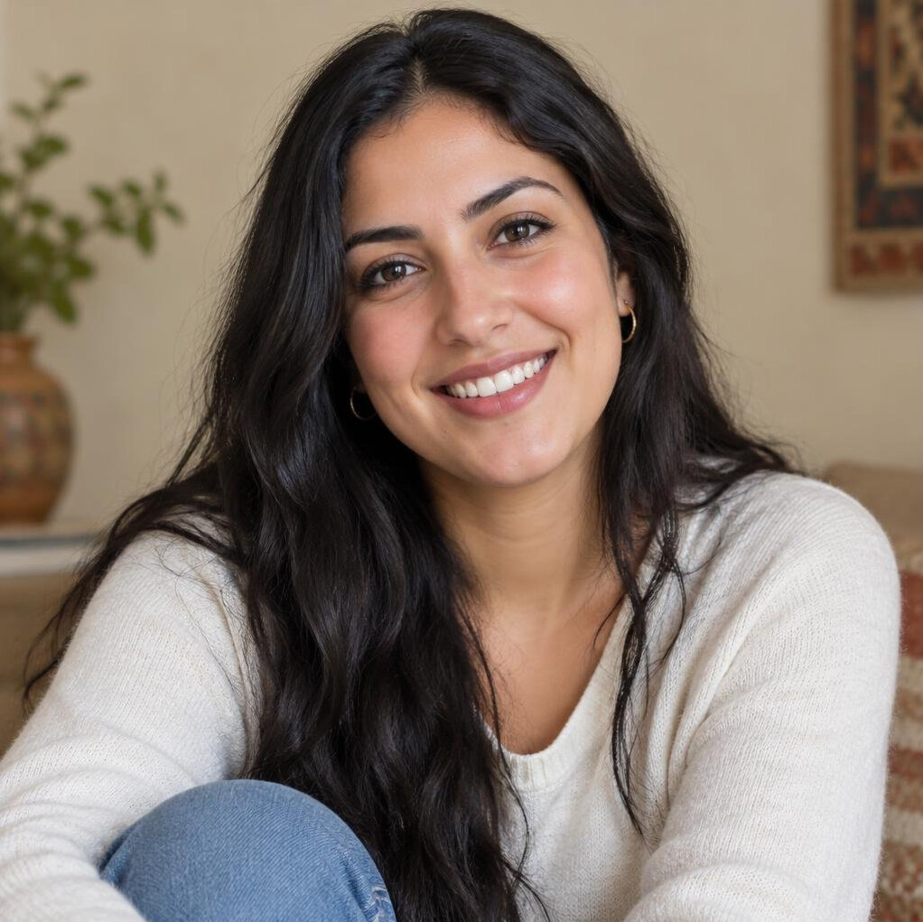 Portrait of a smiling young woman
